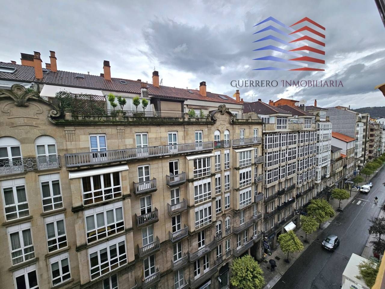 Exterior view of Flat for sale in Ourense Capital   with Heating, Parquet flooring and Storage room