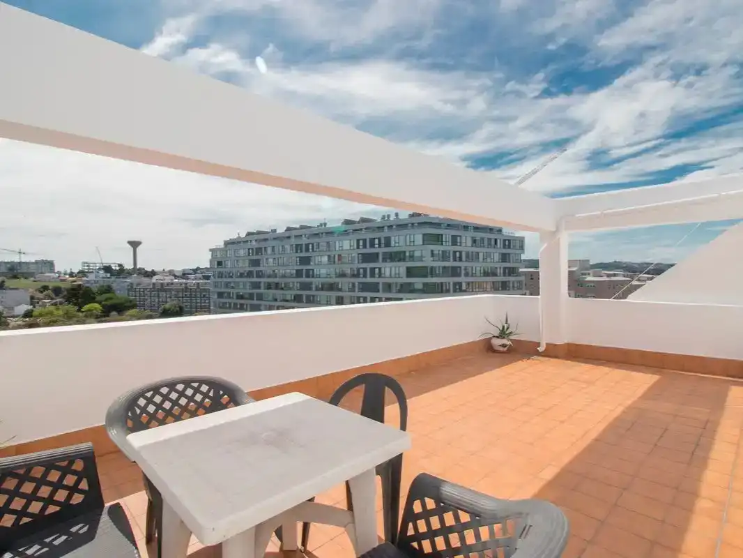 Terraza de Piso de alquiler en Los Castros - Castrillón - Eiris