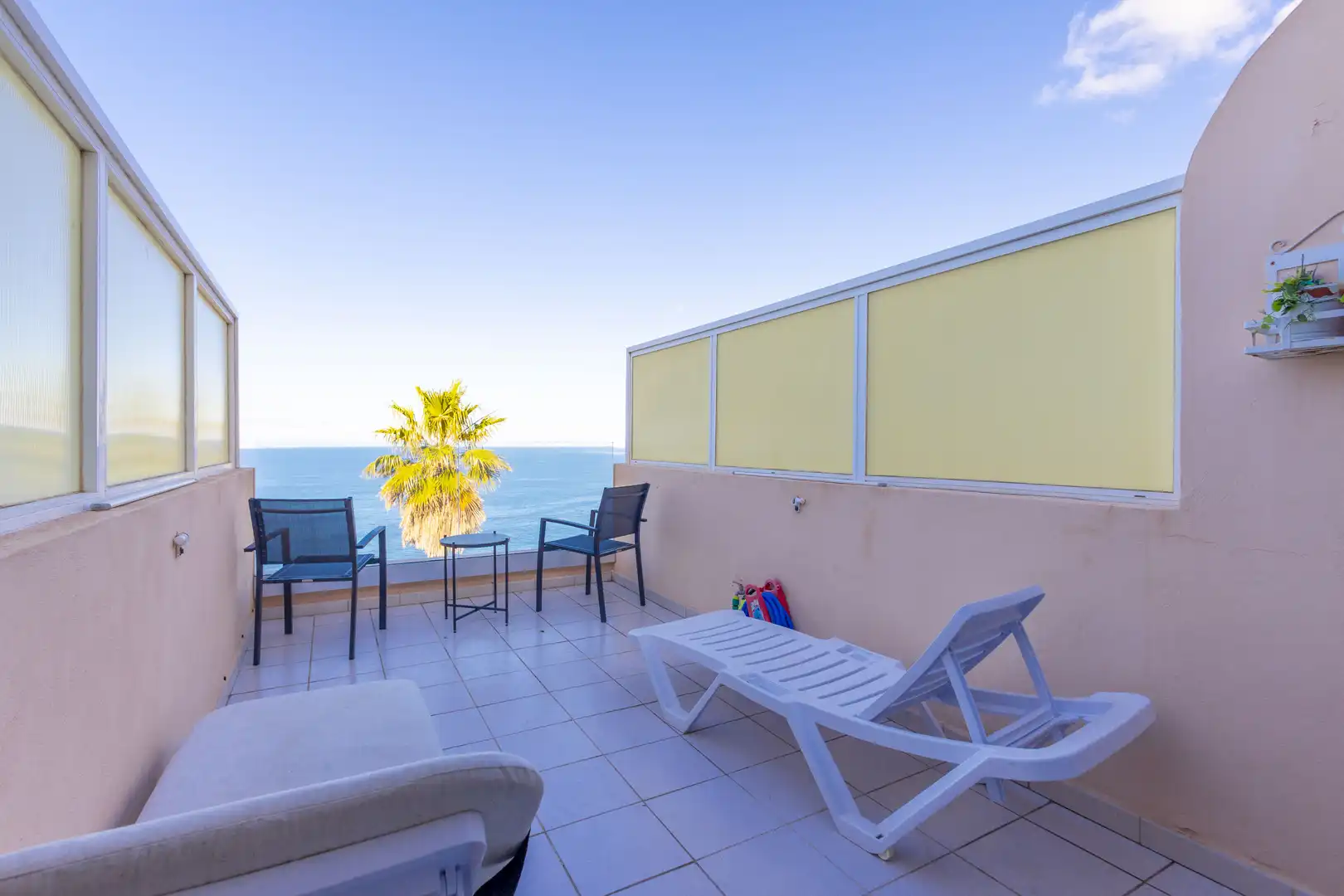 Terraza de Piso de alquiler en Santiago del Teide con Aire acondicionado, Calefacción y Terraza