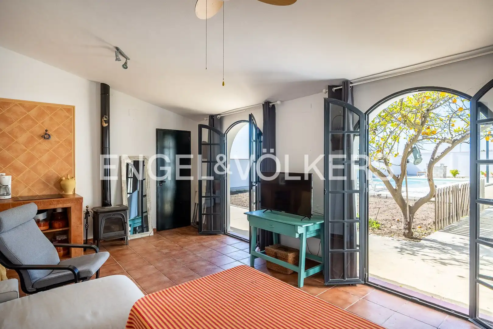 Vista exterior de Casa o chalet en venta en Castilleja del Campo con Aire acondicionado, Calefacción y Jardín privado