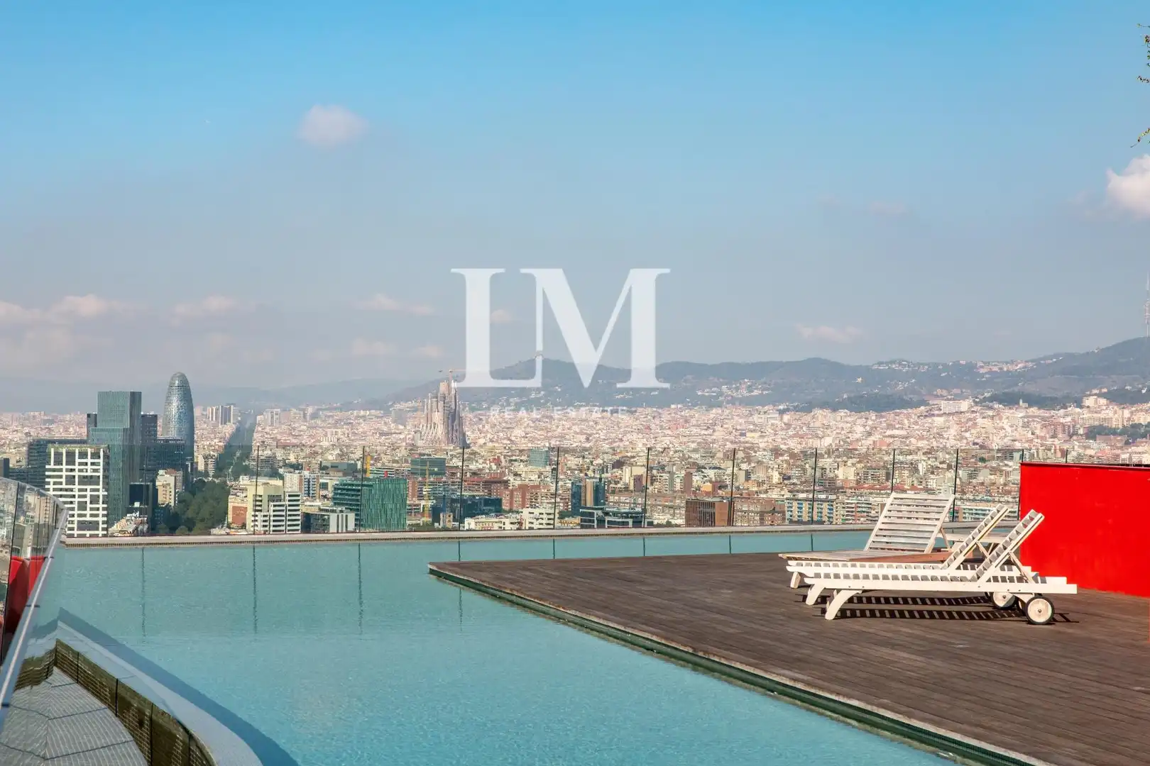 Exterior view of Apartments for rent in Barcelona  with Air Conditioner, Private garden and Terrace