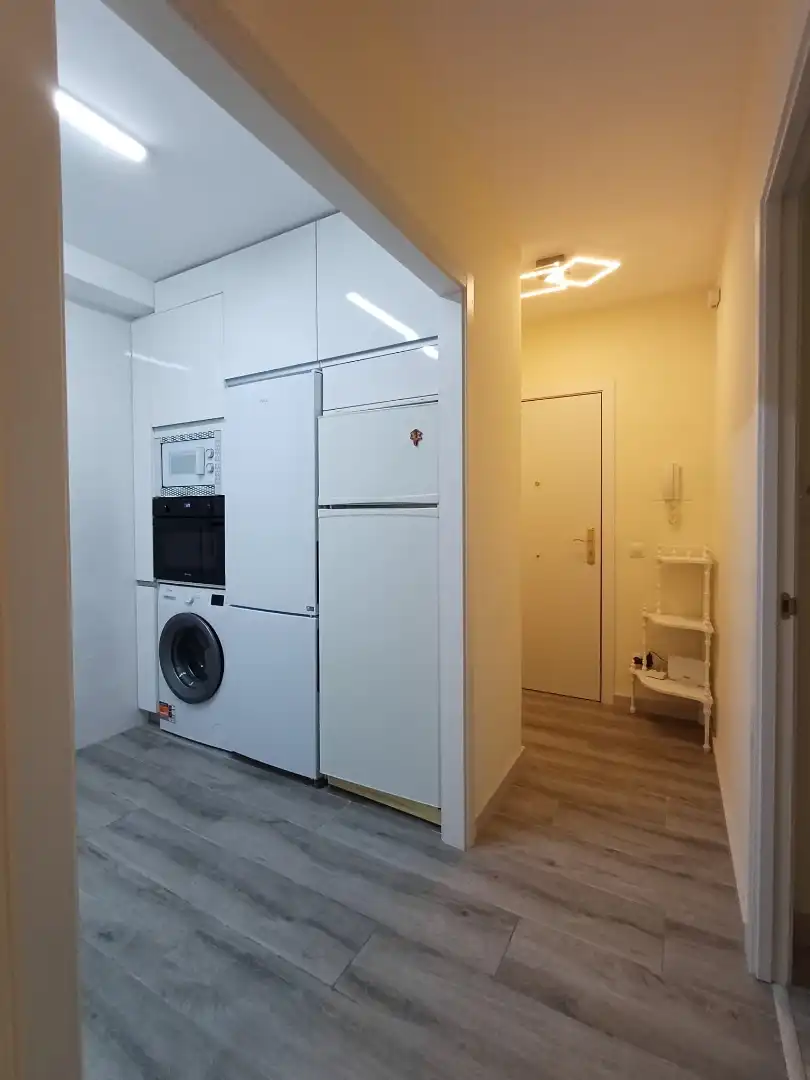 Cocina de Piso para compartir en Leganés con Jardín privado, Parquet y Trastero