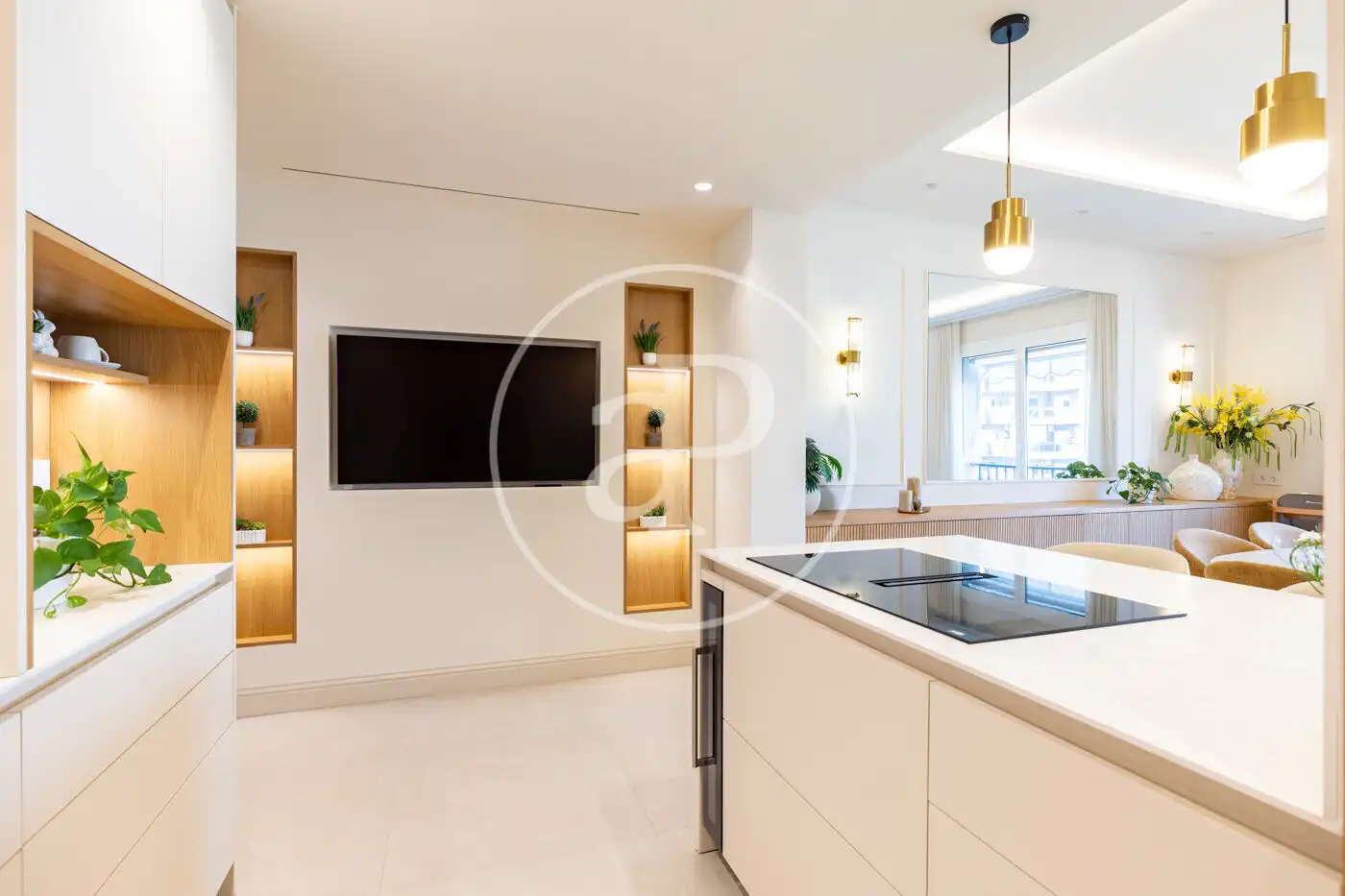 Kitchen of Flat for sale in Barcelona  with Air Conditioner, Heating and Furnished