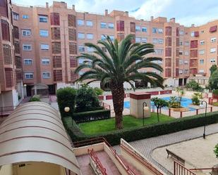 Exterior view of Flat to rent in  Madrid Capital  with Heating, Balcony and Community pool