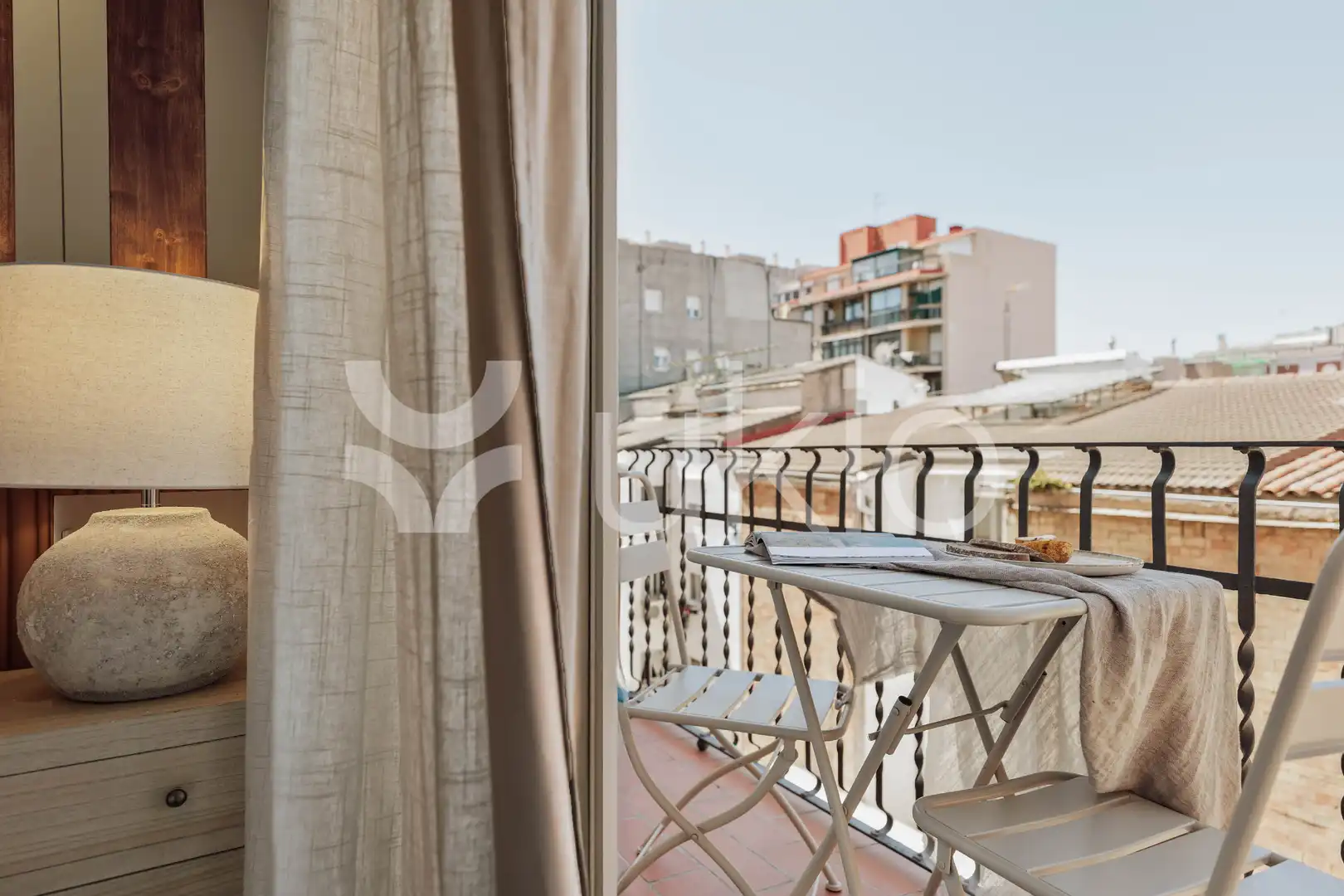 Terrassa de Apartament de lloguer en Barcelona amb Aire condicionat, Calefacció i Moblat