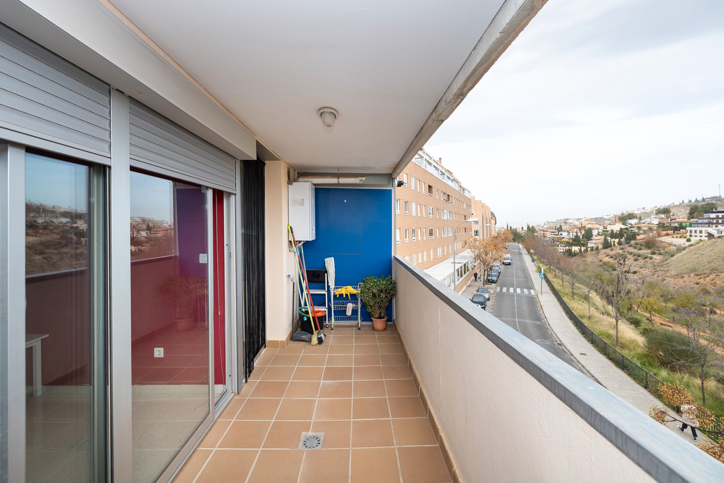 Balcony of Flat for sale in  Granada Capital  with Heating, Terrace and Oven