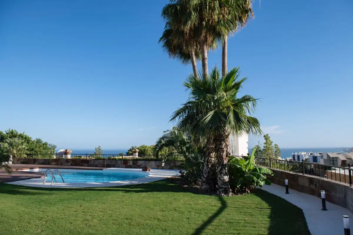 Jardín de Casa o chalet en venta en Benalmádena con Aire acondicionado, Calefacción y Piscina