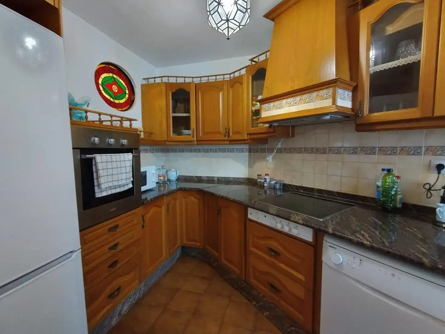 Cocina de Apartamento de alquiler en Fuengirola con Jardín privado, Terraza y Amueblado