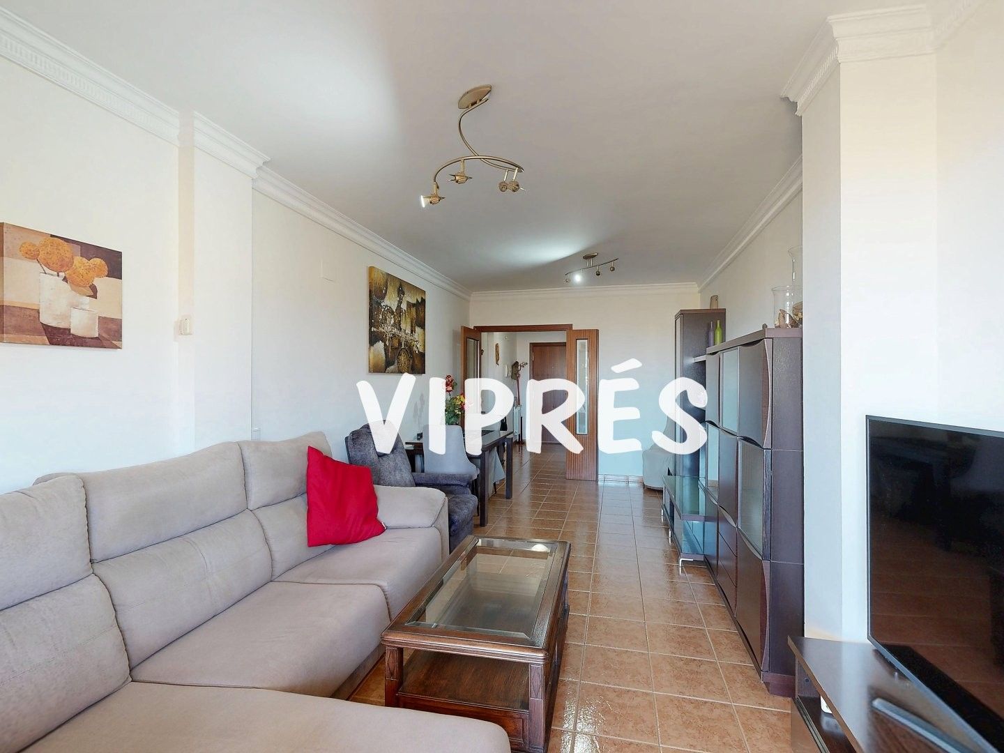 Living room of Flat for sale in Cáceres Capital  with Air Conditioner, Heating and Terrace