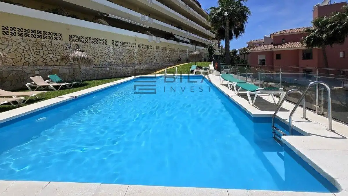 Schwimmbecken von Wohnung zum Verkauf in Mijas mit Klimaanlage, Terrasse und Abstellraum