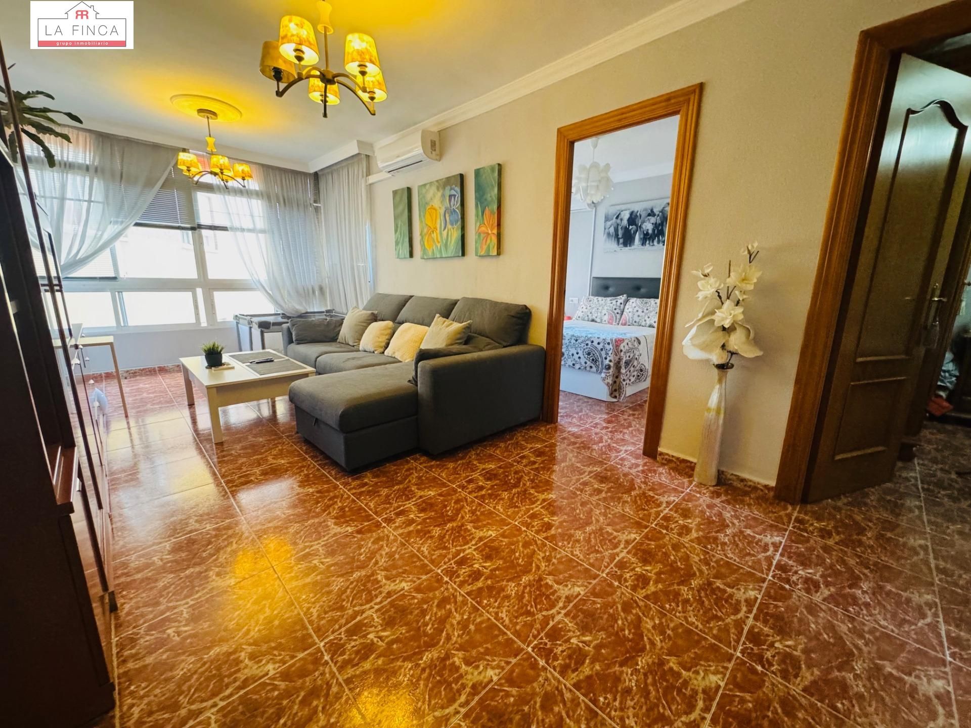 Living room of Flat for sale in Málaga Capital  with Air Conditioner