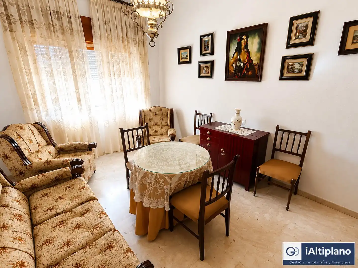 Dining room of Flat for sale in Caniles  with Terrace and Furnished