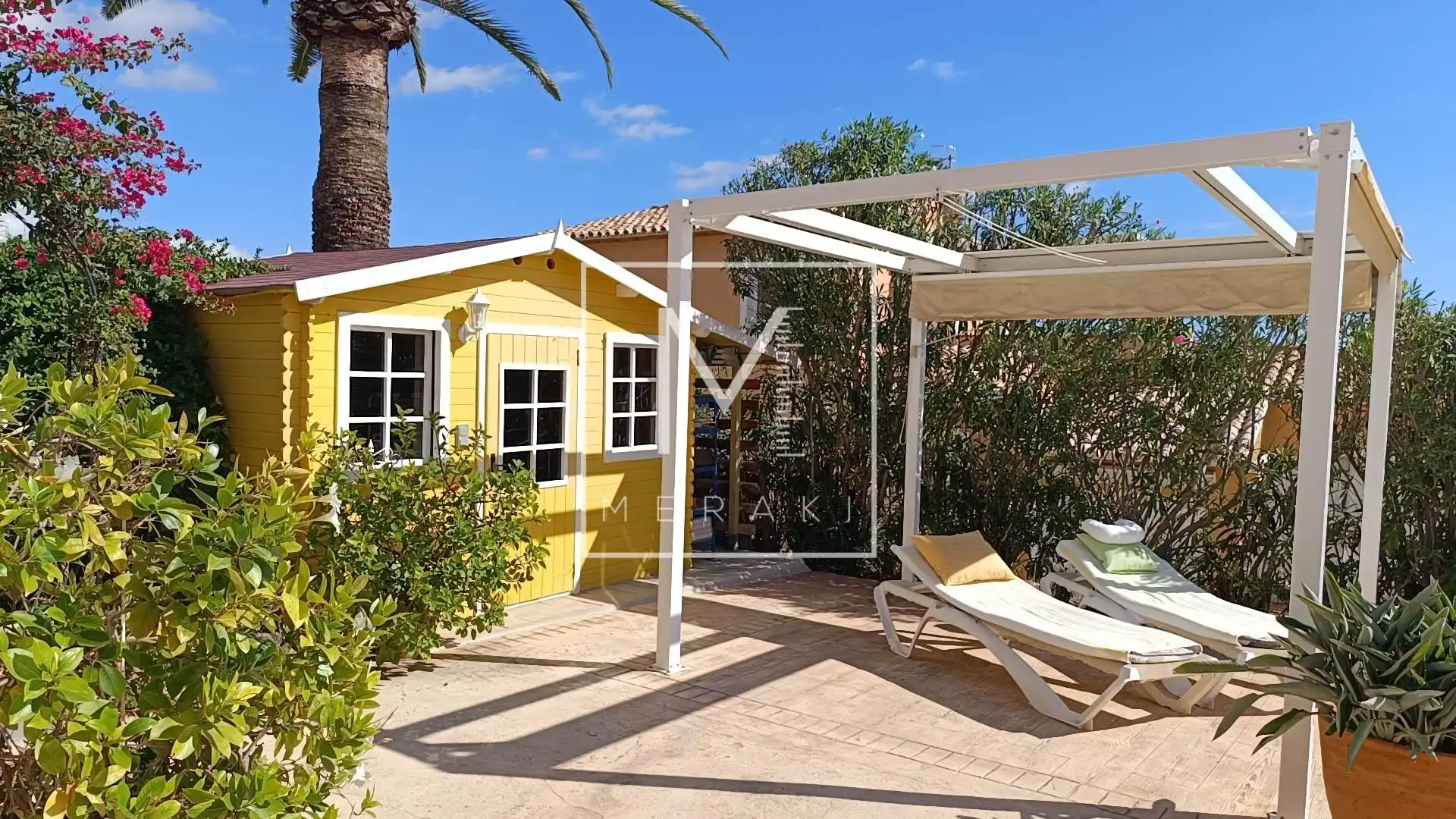 Terraza de Casa o chalet en venta en Calpe / Calp con Aire acondicionado, Calefacción y Jardín privado