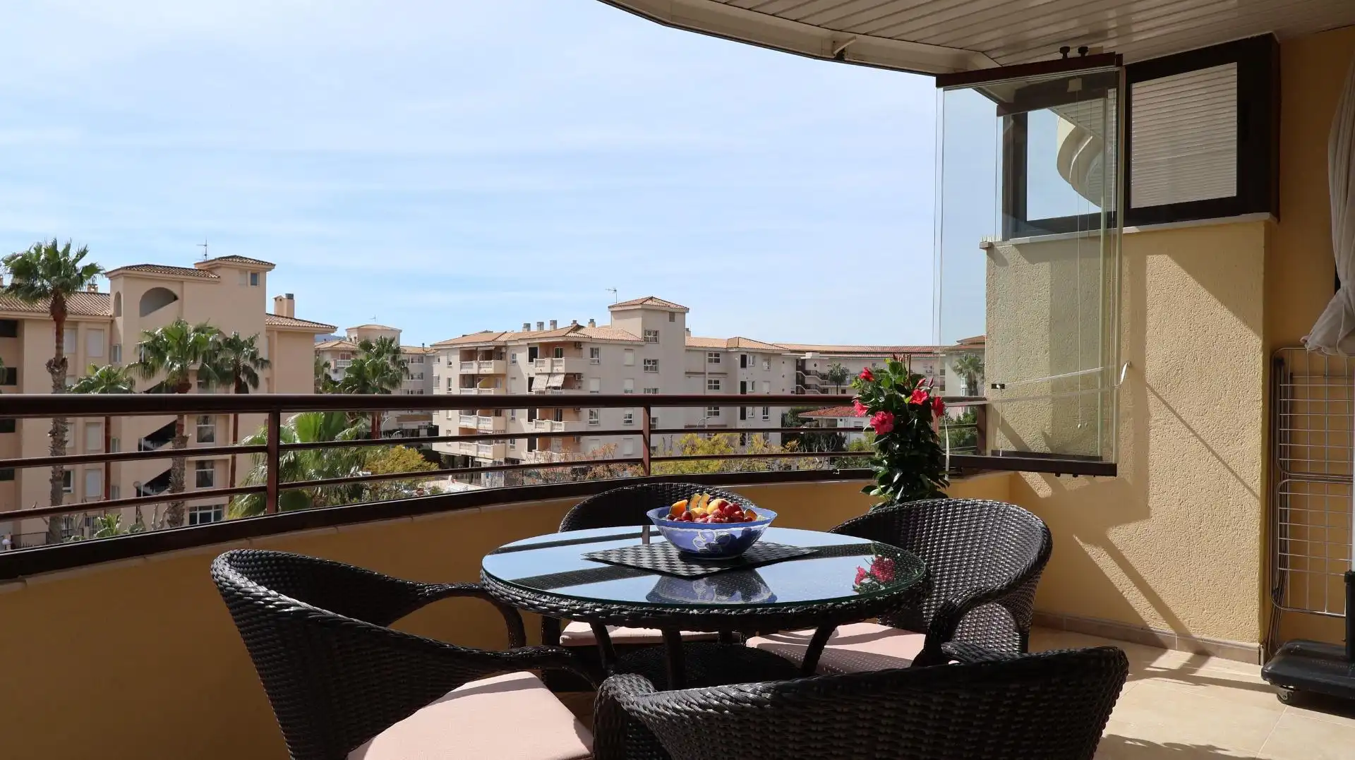 Terrassa de Apartament en venda en L'Alfàs del Pi amb Aire condicionat, Moblat i Piscina comunitària