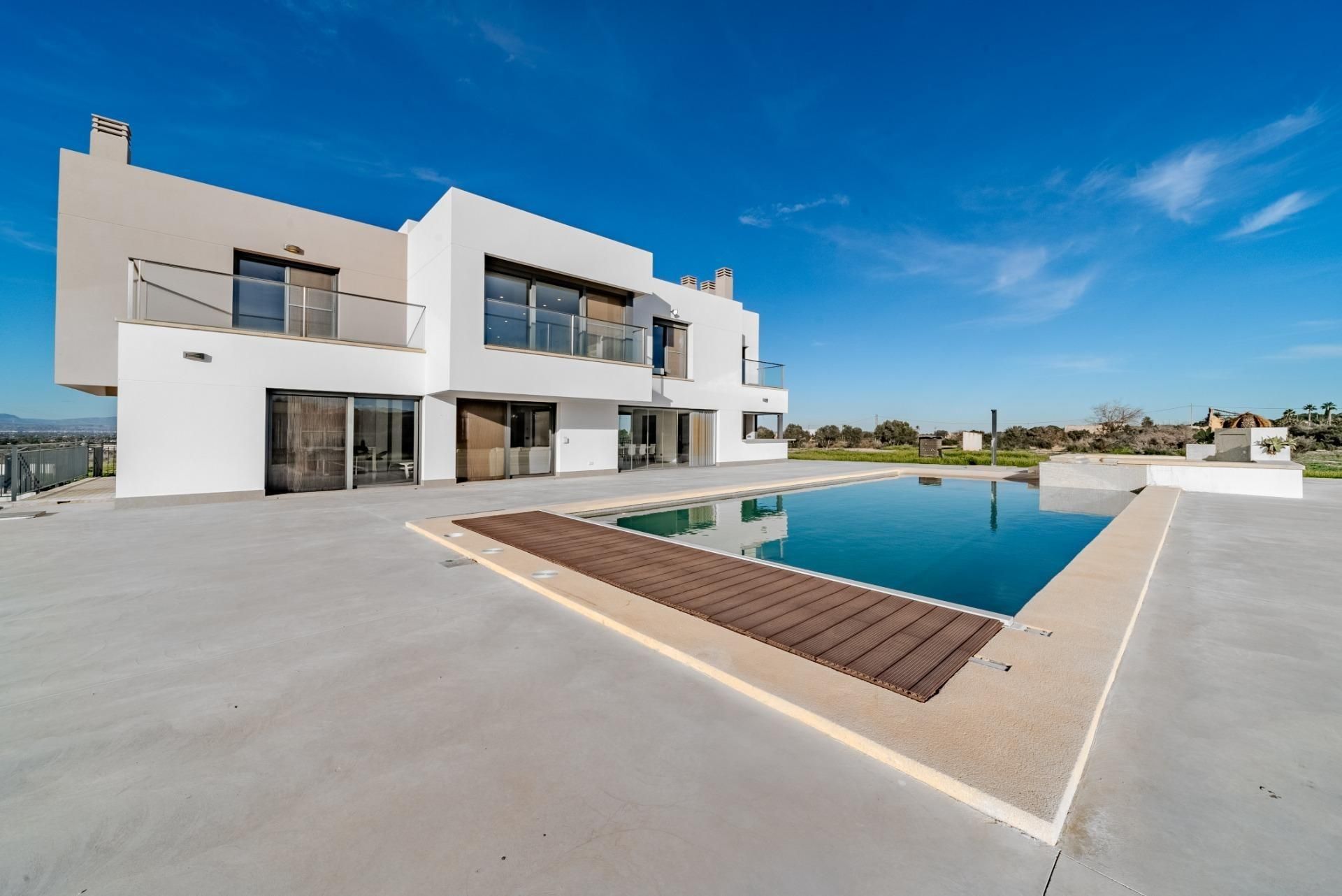 Swimming pool of House or chalet for sale in Elche / Elx  with Air Conditioner, Heating and Private garden