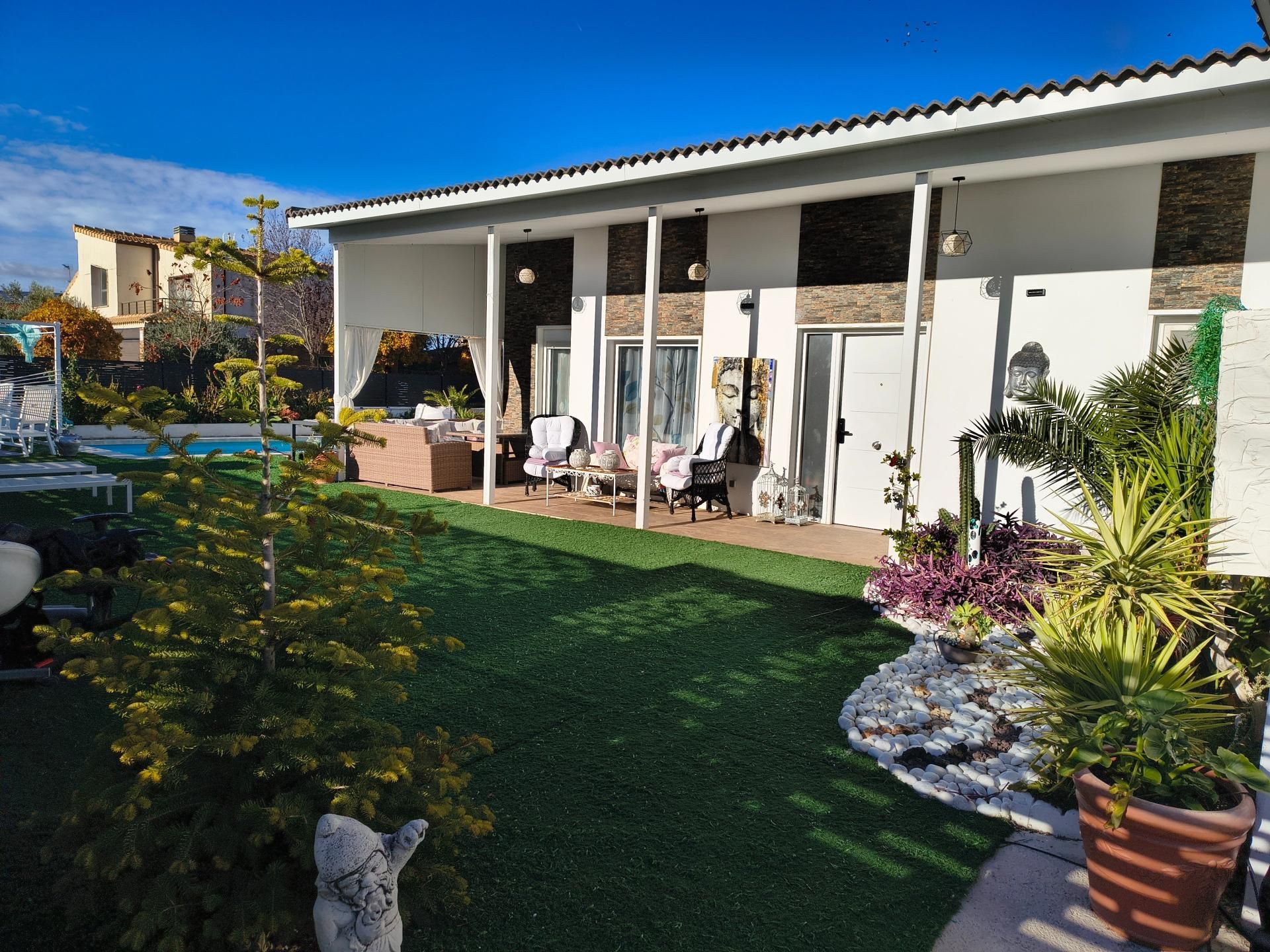 Terrace of House or chalet for sale in Chiloeches  with Heating and Swimming Pool