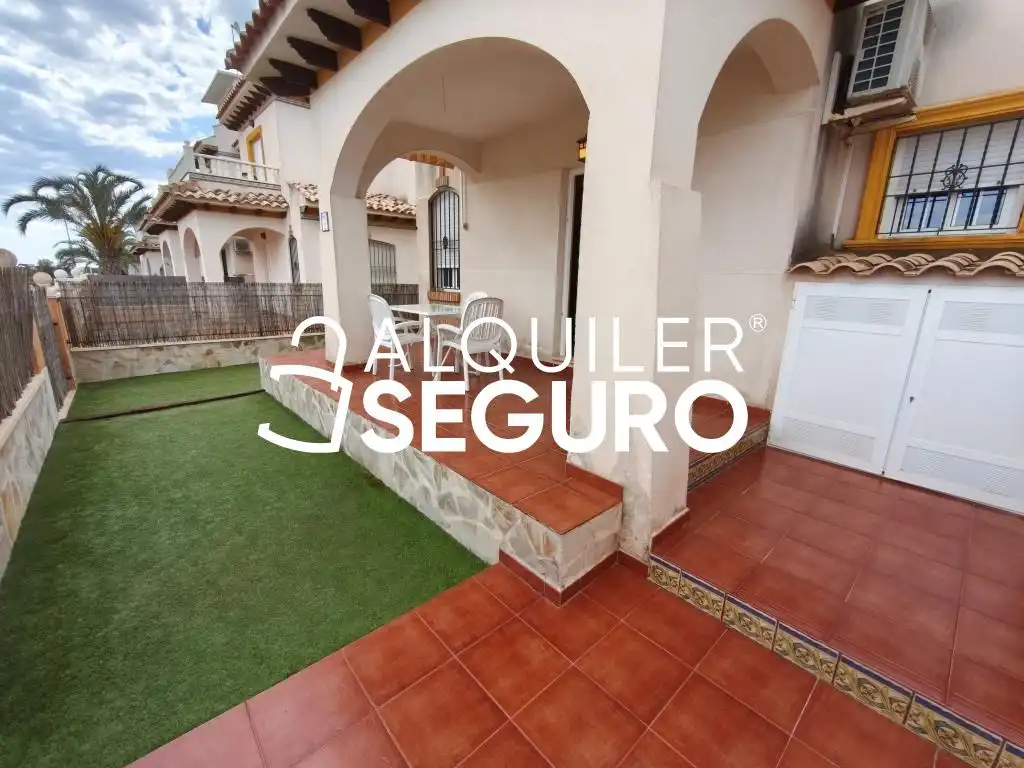 Terraza de Casa o chalet de alquiler en Elche / Elx con Aire acondicionado, Terraza y Piscina