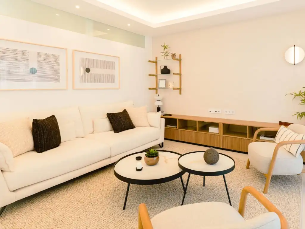 Living room of Apartments for sale in Rojales  with Air Conditioner, Private garden and Community pool