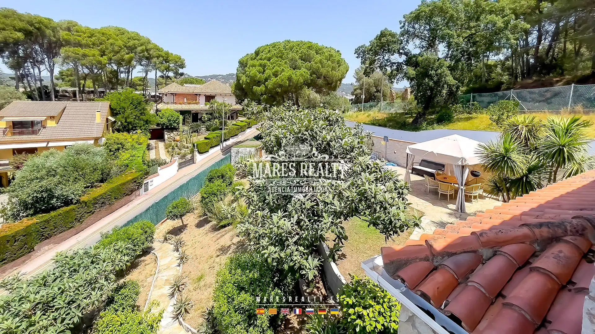 Garten von Haus oder Chalet zum Verkauf in Lloret de Mar mit Klimaanlage, Heizung und Privatgarten