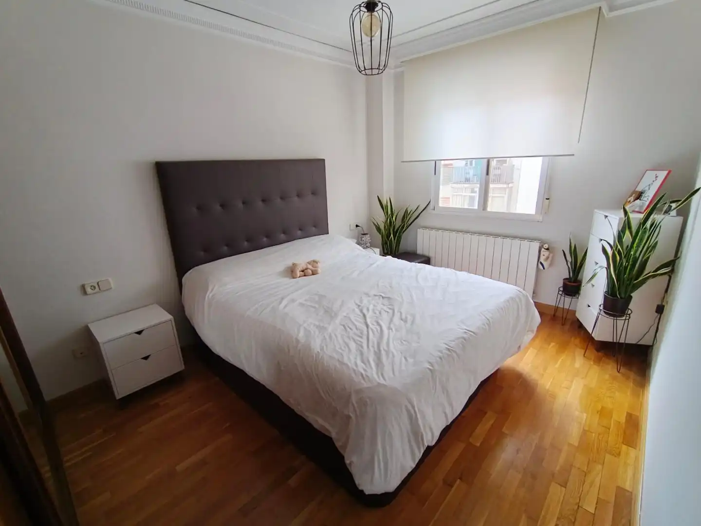 Bedroom of Flat for rent in Albacete  with Air Conditioner, Heating and Parquet flooring