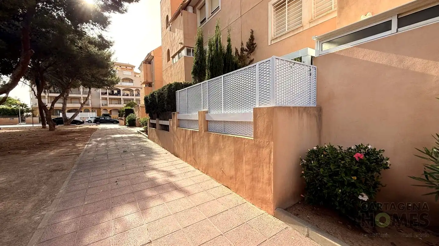 Exterior view of Ground floor for sale in Cartagena  with Air Conditioner, Private garden and Terrace