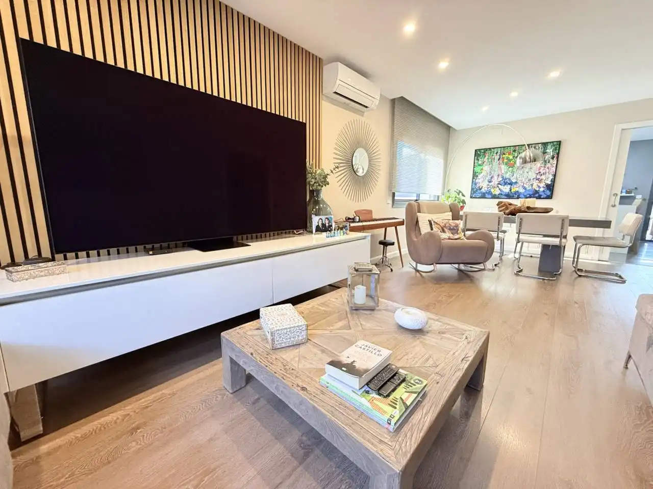 Living room of Houses for sale in Santa Maria de Palautordera  with Air Conditioner, Heating and Terrace