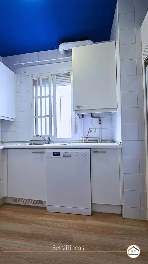 Küche von Wohnung zur Miete in Madrid mit Heizung und Parkett