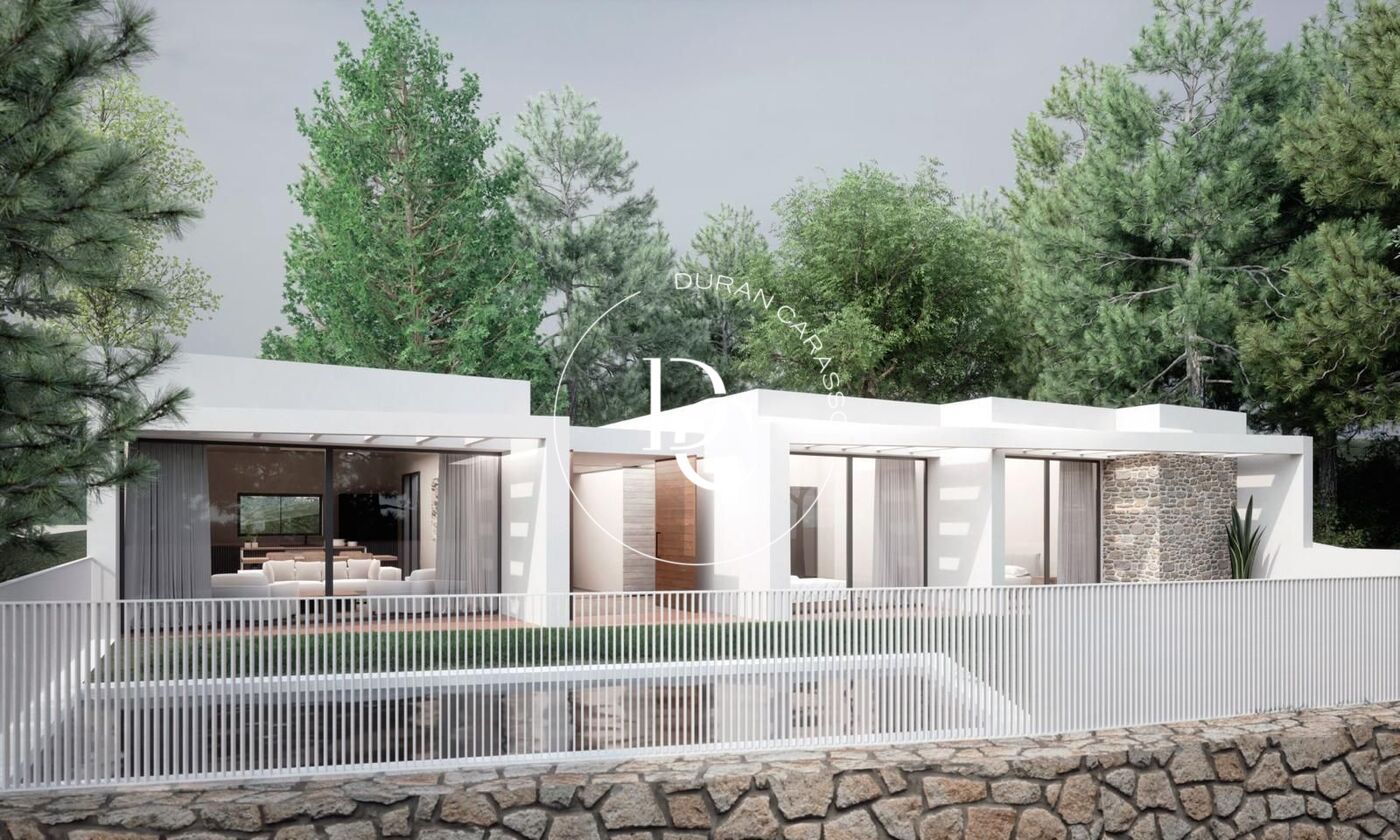 Exterior view of Houses for sale in Canyelles  with Heating and Private garden