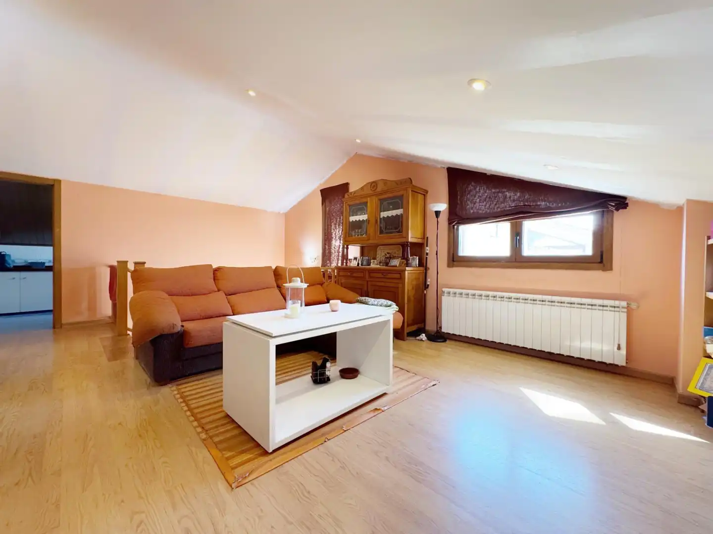 Living room of Houses for sale in Lalín  with Heating, Private garden and Furnished