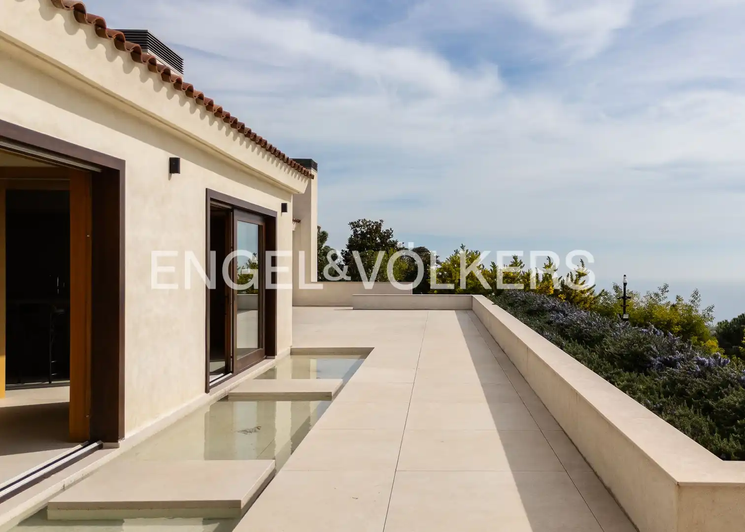 Terrasse von Country house zum Verkauf in Sant Andreu de Llavaneres mit Klimaanlage, Heizung und Privatgarten