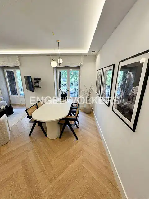 Dining room of Flat for rent in Madrid  with Air Conditioner, Heating and Furnished