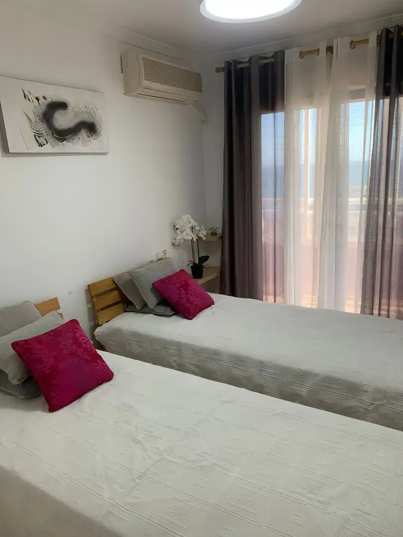 Schlafzimmer von Wohnungen zum Verkauf in Calpe / Calp mit Klimaanlage, Heizung und Terrasse