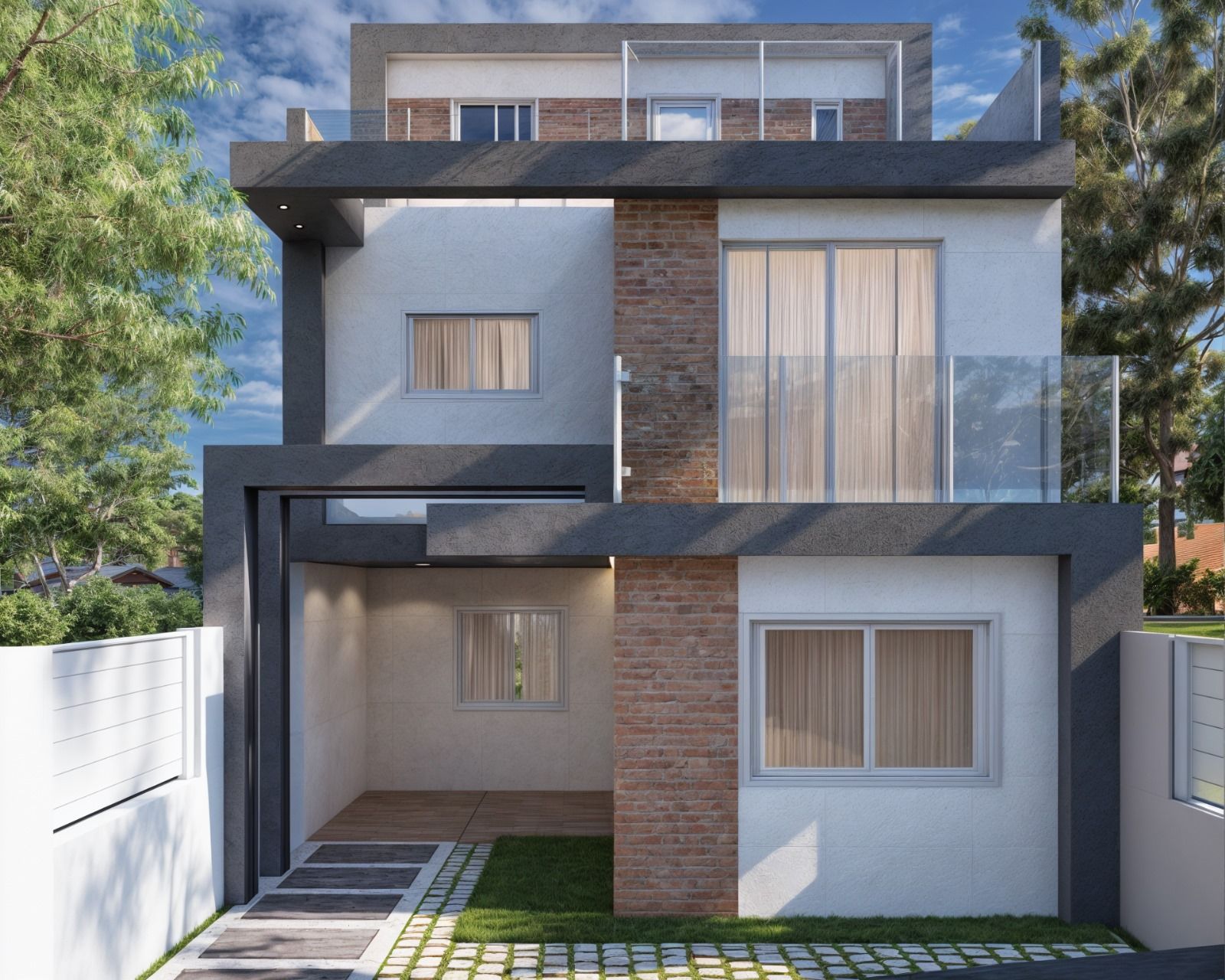 Vista exterior de Casa adosada en venta en Parla