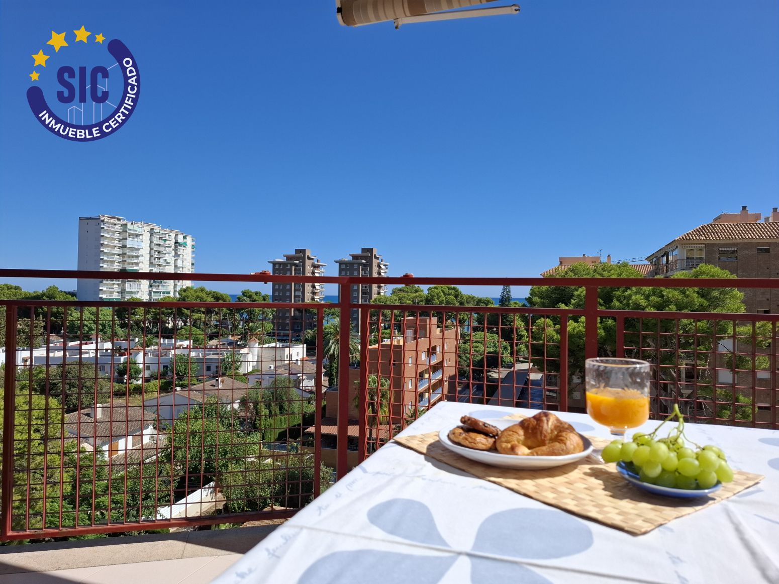 Exterior view of Flat for sale in Benicasim / Benicàssim  with Private garden, Terrace and Swimming Pool