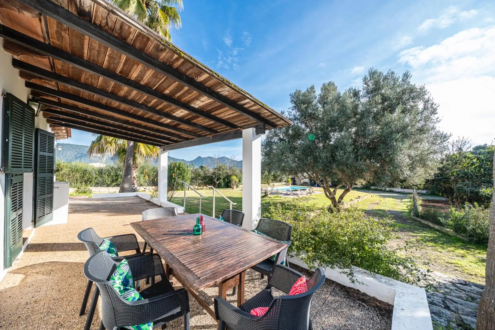 Terrasse von Haus oder Chalet zum Verkauf in Son Servera mit Klimaanlage, Heizung und Privatgarten