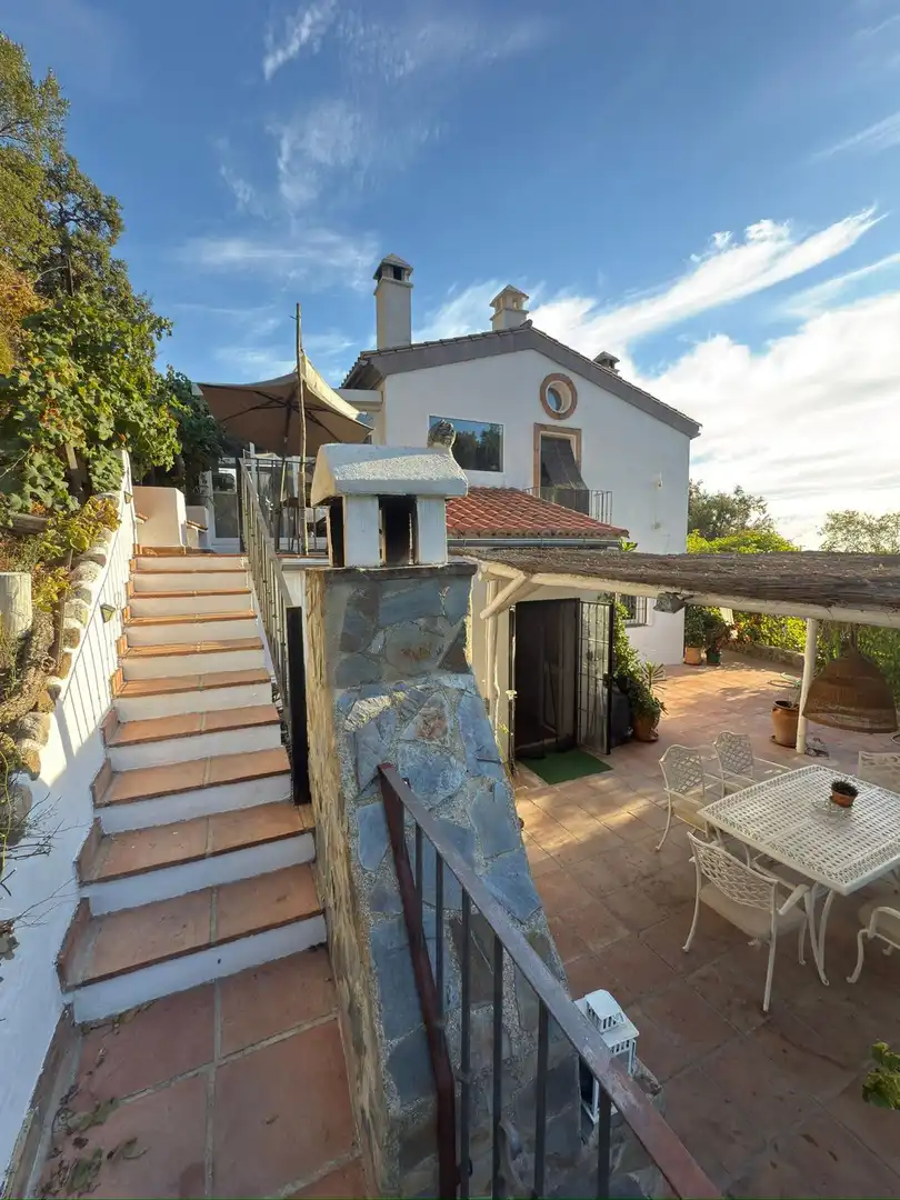 Jardí de Casa o xalet de lloguer en Genalguacil amb Terrassa