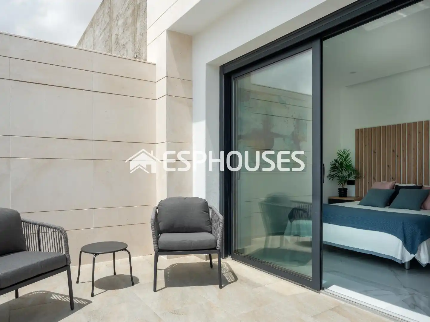 Terraza de Casa adosada en venta en San Pedro del Pinatar con Aire acondicionado, Terraza y Piscina