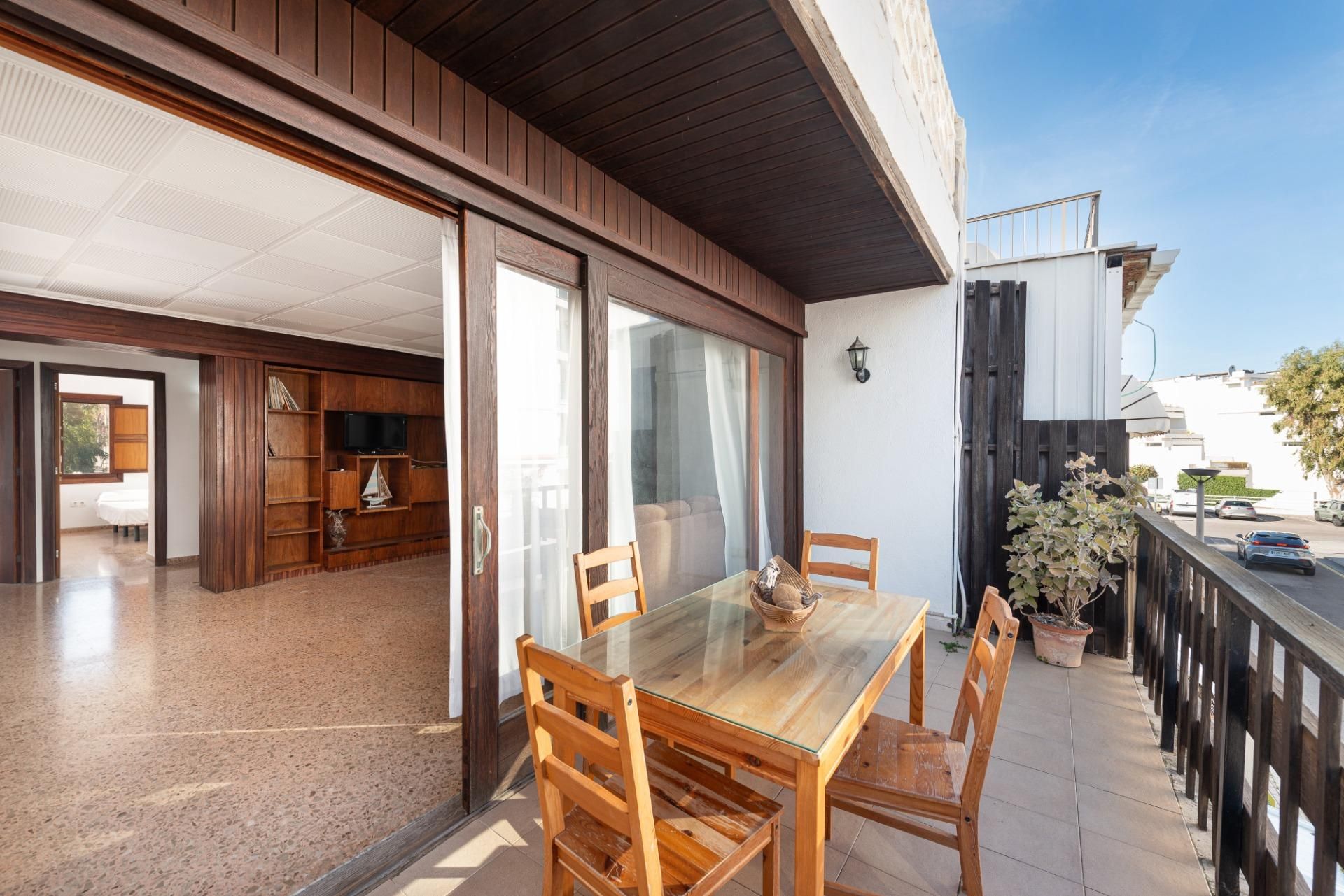 Terrasse von Dachboden zum Verkauf in Alcúdia mit Möbliert und Balkon