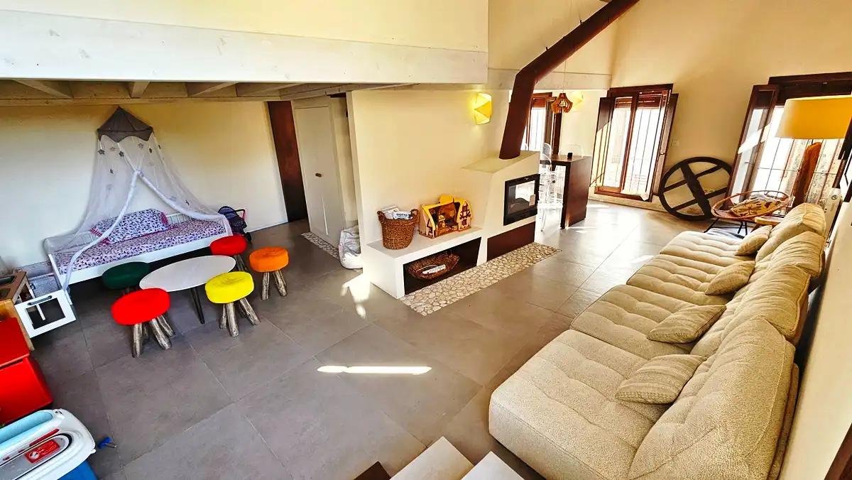 Living room of Houses for sale in Alájar  with Heating, Private garden and Terrace
