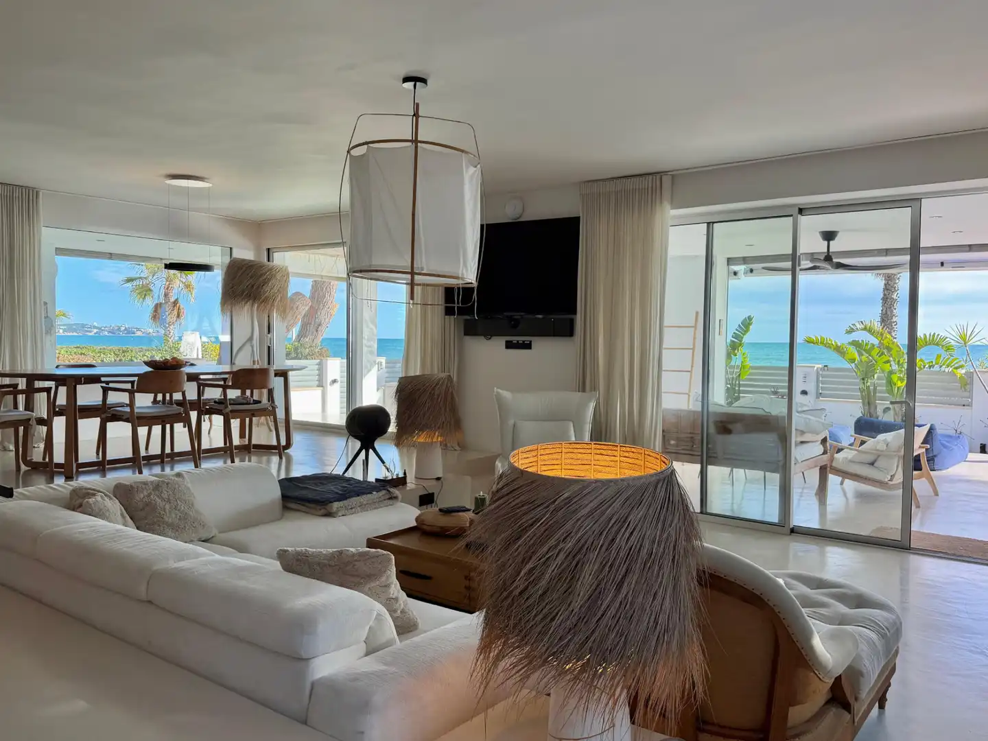 Sala de estar de Casa o chalet en venta en Cambrils con Aire acondicionado, Piscina y Amueblado