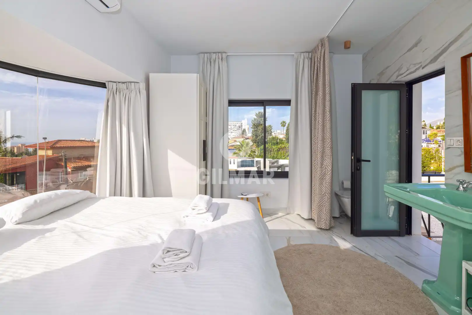Bedroom of Houses for sale in Benalmádena  with Heating, Private garden and Swimming Pool