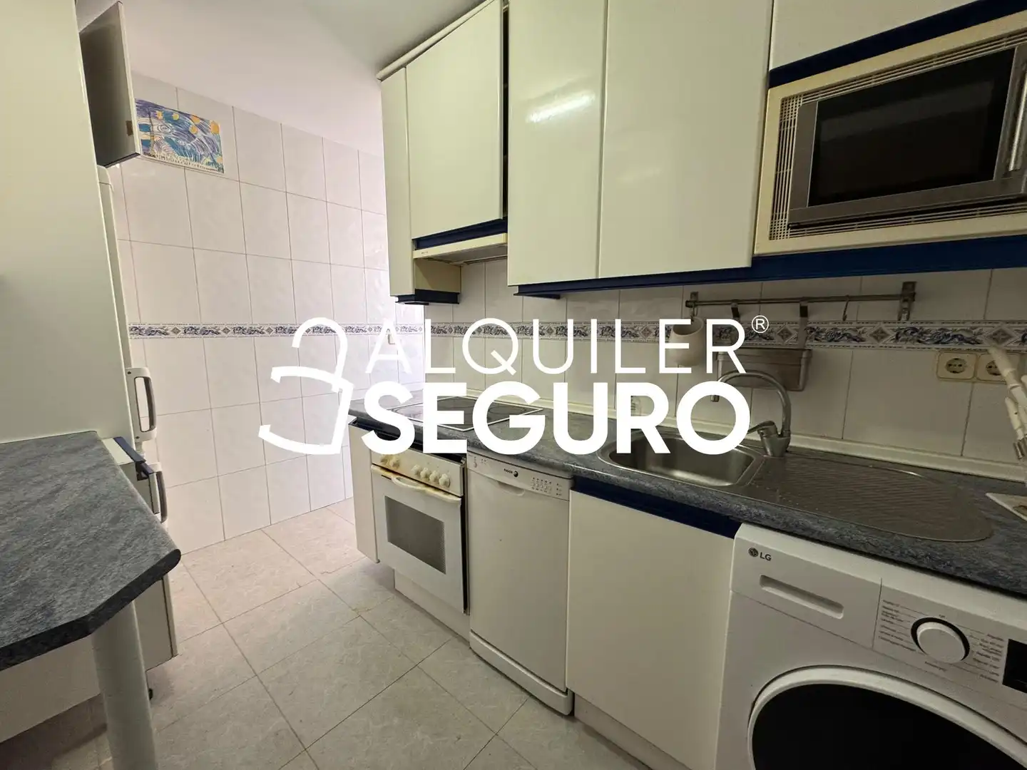 Kitchen of Flat for rent in Madrid  with Heating and Furnished