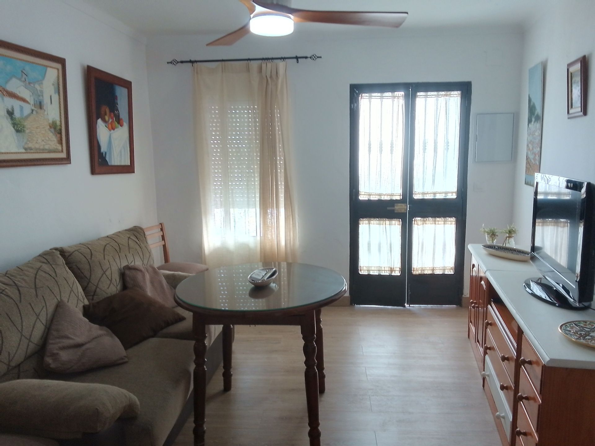 Living room of Planta baja for sale in Ubrique  with Furnished, Washing machine and Microwave