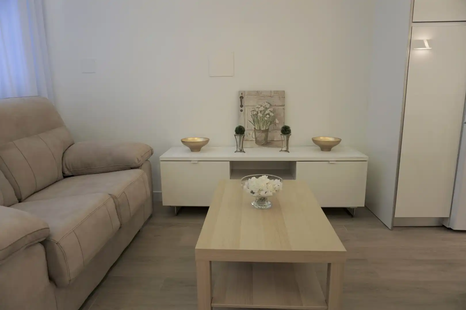 Sala d'estar de Apartament de lloguer en Madrid amb Calefacció i Moblat