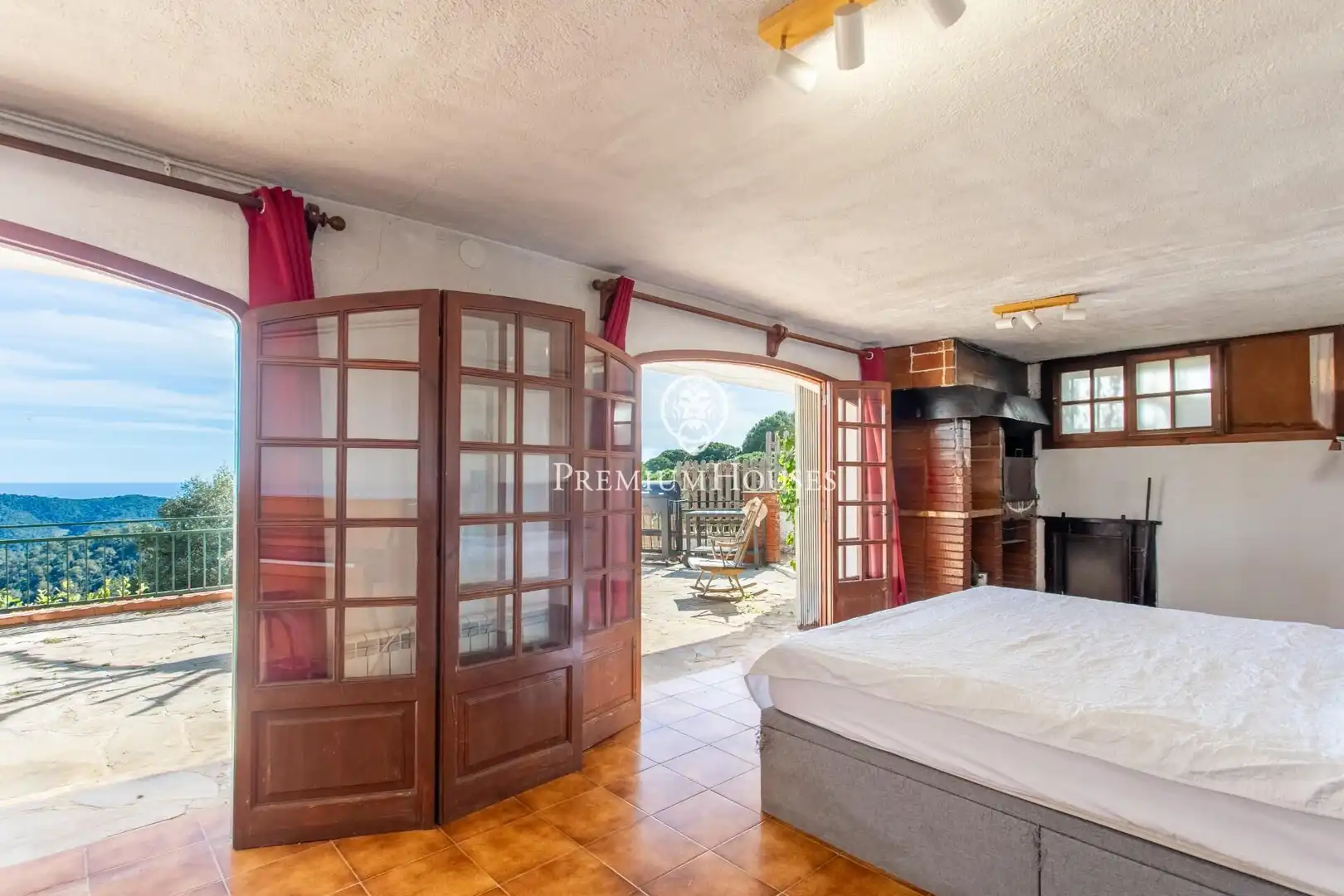 Habitación de Casa o chalet de alquiler en Sant Cebrià de Vallalta con Aire acondicionado, Calefacción y Terraza