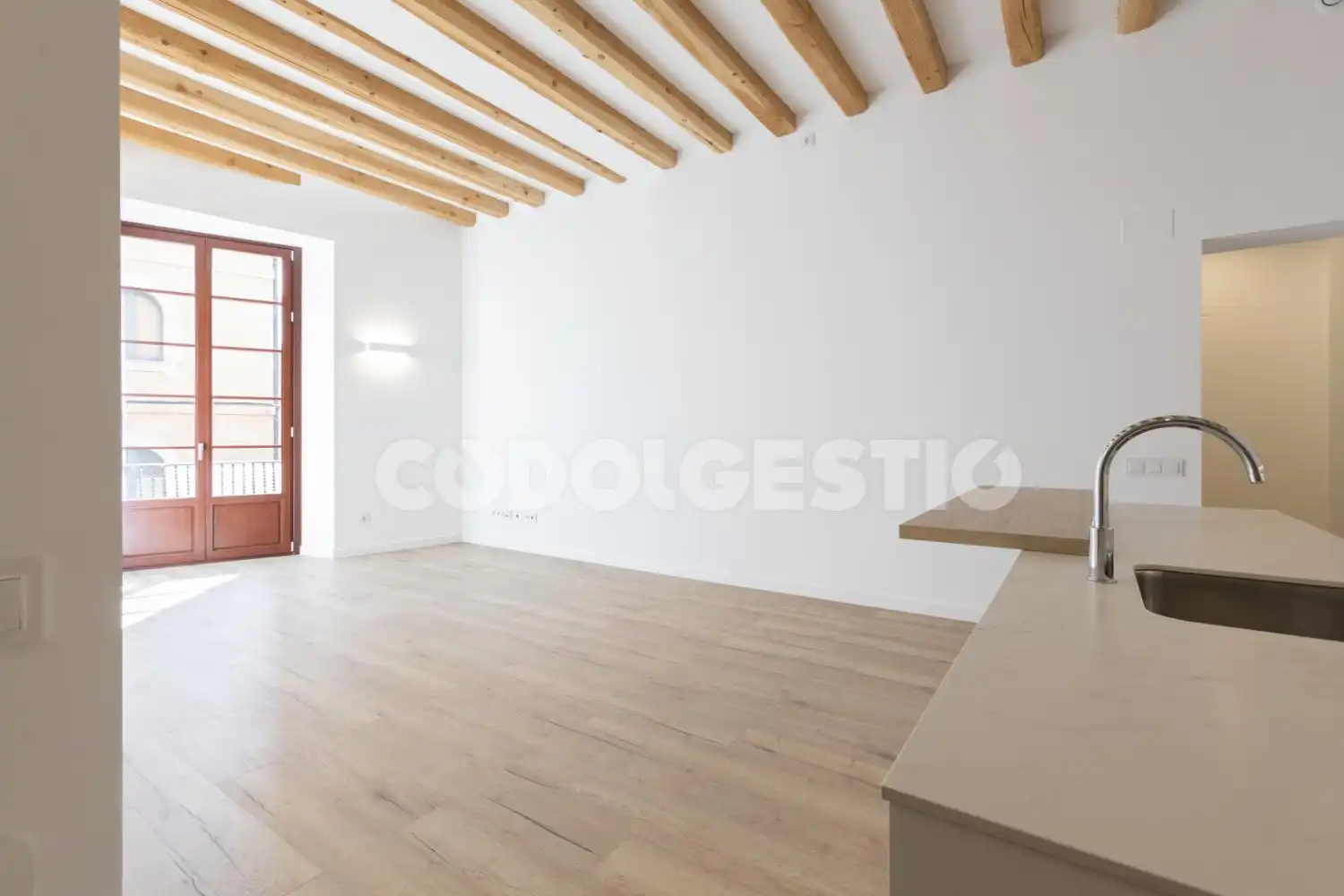 Sala de estar de Piso de alquiler en Vic con Balcón