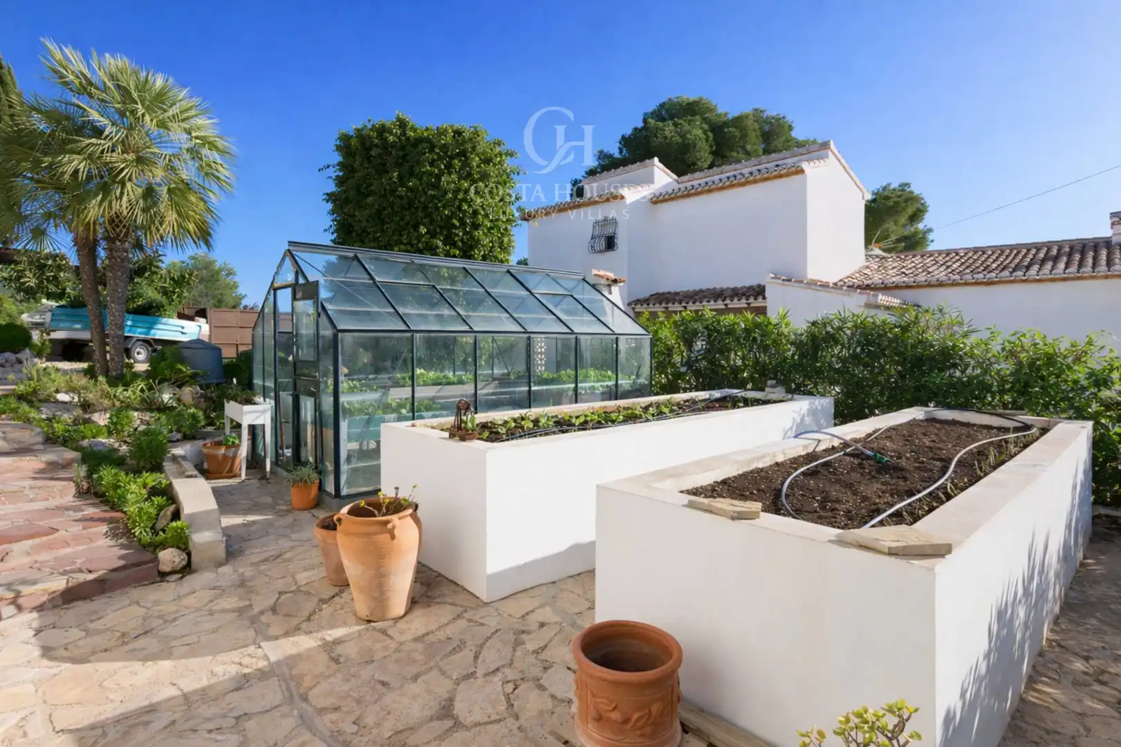 Garden of Houses for sale in Jávea / Xàbia  with Heating, Private garden and Terrace