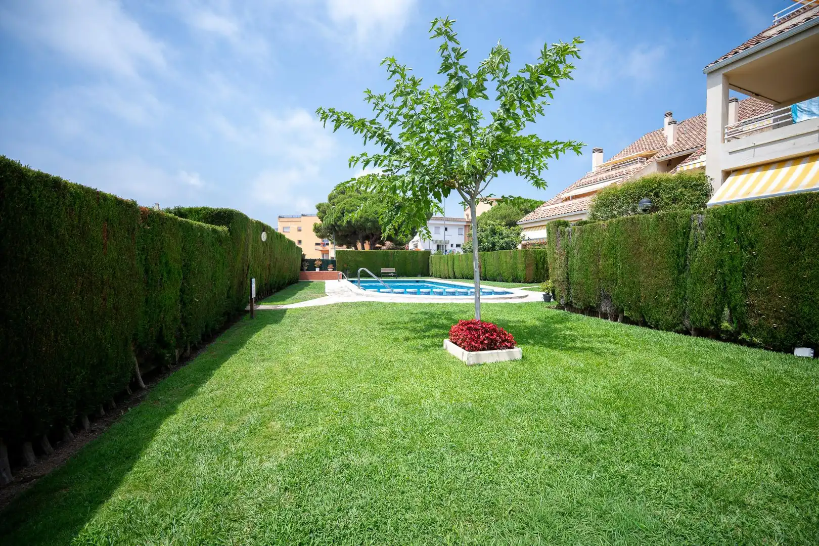 Garten von Erdgeschoss zur Miete in Castell d'Aro, Platja d'Aro i s'Agaró mit Klimaanlage, Heizung und Privatgarten