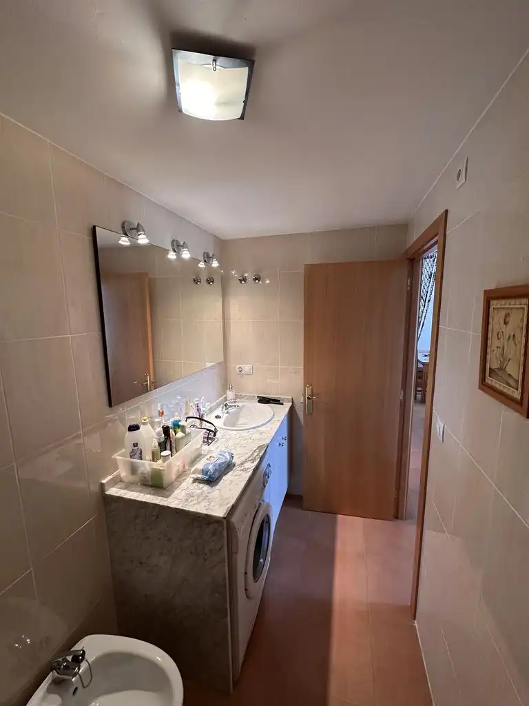 Bathroom of Attic for rent in Canet d'En Berenguer  with Terrace, Furnished and Community pool