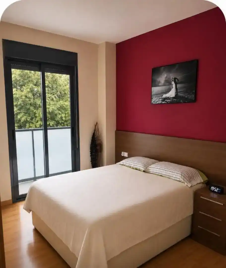 Bedroom of Flat for sale in Esplugues de Llobregat  with Air Conditioner and Terrace